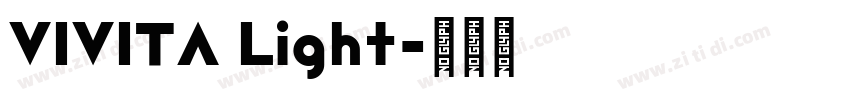 VIVITA Light字体转换